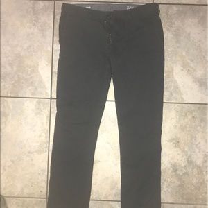 Bullhead unique fabric dark grey pants
